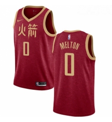 Youth Nike Houston Rockets 0 DeAnthony Melton Swingman Red NBA Jersey 2018 19 City Editi