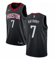 Youth Nike Houston Rockets 7 Carmelo Anthony Swingman Black NBA Jersey Statement Editi