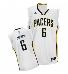 Womens Adidas Indiana Pacers 6 Cory Joseph Swingman White Home NBA Jersey 