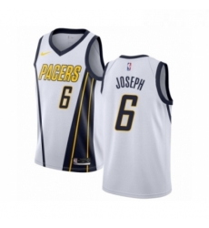 Womens Nike Indiana Pacers 6 Cory Joseph White Swingman Jersey Earned Edition 