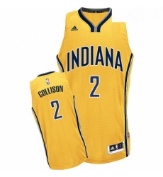 Youth Adidas Indiana Pacers 2 Darren Collison Swingman Gold Alternate NBA Jersey 