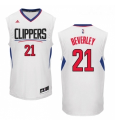 Womens Adidas Los Angeles Clippers 21 Patrick Beverley Swingman White Home NBA Jersey 