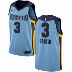 Mens Nike Memphis Grizzlies 3 Jevon Carter Swingman Light Blue NBA Jersey Statement Edition 