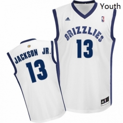Youth Adidas Memphis Grizzlies 13 Jaren Jackson Jr Swingman White Home NBA Jersey 