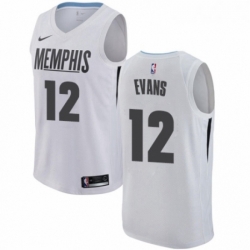 Youth Nike Memphis Grizzlies 12 Tyreke Evans Swingman White NBA Jersey City Edition 