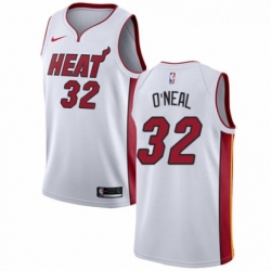 Womens Nike Miami Heat 32 Shaquille ONeal Swingman NBA Jersey Association Edition