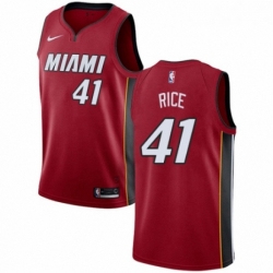 Womens Nike Miami Heat 41 Glen Rice Swingman Red NBA Jersey Statement Edition