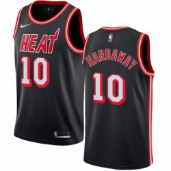 Youth Nike Miami Heat 10 Tim Hardaway Swingman Black Black Fashion Hardwood Classics NBA Jersey