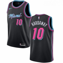 Youth Nike Miami Heat 10 Tim Hardaway Swingman Black NBA Jersey City Edition