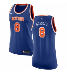 Womens Nike New York Knicks 8 Michael Beasley Swingman Royal Blue NBA Jersey Icon Edition 