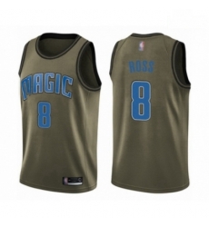 Mens Orlando Magic 8 Terrence Ross Swingman Green Salute to Service Basketball Jersey