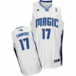 Womens Adidas Orlando Magic 17 Jonathon Simmons Swingman White Home NBA Jersey 