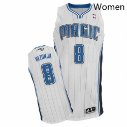 Womens Adidas Orlando Magic 8 Mario Hezonja Authentic White Home NBA Jersey