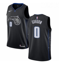 Womens Nike Orlando Magic 0 Aaron Gordon Swingman Black NBA Jersey City Edition