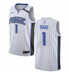 Womens Nike Orlando Magic 1 Jonathan Isaac Authentic NBA Jersey Association Edition