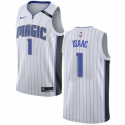 Womens Nike Orlando Magic 1 Jonathan Isaac Authentic NBA Jersey Association Edition