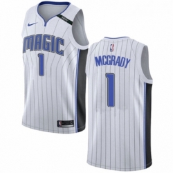 Womens Nike Orlando Magic 1 Tracy Mcgrady Swingman NBA Jersey Association Edition