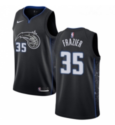 Womens Nike Orlando Magic 35 Melvin Frazier Swingman Black NBA Jersey City Edition 