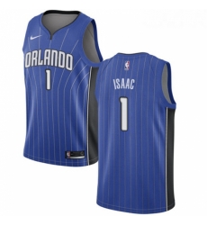 Youth Nike Orlando Magic 1 Jonathan Isaac Swingman Royal Blue Road NBA Jersey Icon Edition