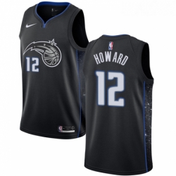 Youth Nike Orlando Magic 12 Dwight Howard Swingman Black NBA Jersey City Edition 