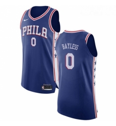 Youth Nike Philadelphia 76ers 0 Jerryd Bayless Authentic Blue Road NBA Jersey Icon Edition