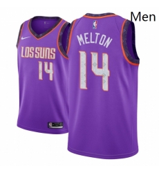 Men NBA 2018 19 Phoenix Suns 14 De Anthony Melton City Edition Purple Jers