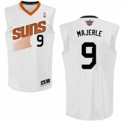 Mens Adidas Phoenix Suns 9 Dan Majerle Authentic White Home NBA Jersey