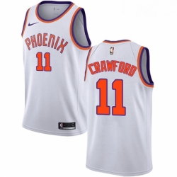 Mens Nike Phoenix Suns 11 Jamal Crawford Swingman White NBA Jersey Association Edition 