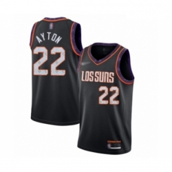 Suns 22 Deandre Ayton Black Basketball Swingman City Edition 2019 20 Jersey