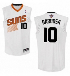 Youth Adidas Phoenix Suns 10 Leandro Barbosa Swingman White Home NBA Jersey 