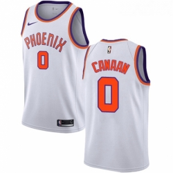 Youth Nike Phoenix Suns 0 Isaiah Canaan Swingman White NBA Jersey Association Edition 