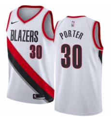 Youth Nike Portland Trail Blazers 30 Terry Porter Swingman White Home NBA Jersey Association Edition