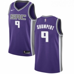 Mens Nike Sacramento Kings 9 Iman Shumpert Swingman Purple NBA Jersey Icon Edition 