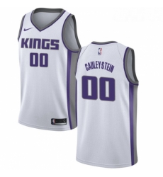 Womens Nike Sacramento Kings 0 Willie Cauley Stein Authentic White NBA Jersey Association Edition 