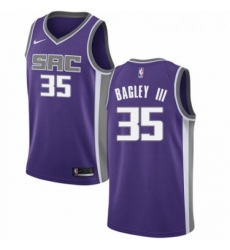 Womens Nike Sacramento Kings 35 Marvin Bagley III Swingman Purple NBA Jersey Icon Edition 