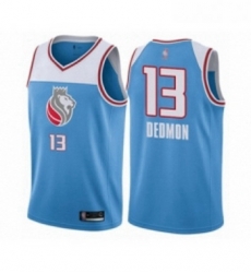 Womens Sacramento Kings 13 Dewayne Dedmon Swingman Blue Basketball Jersey City Edition 