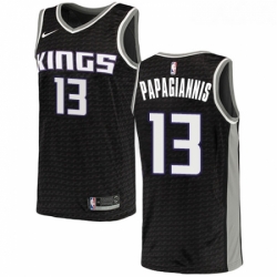 Youth Nike Sacramento Kings 13 Georgios Papagiannis Authentic Black NBA Jersey Statement Edition