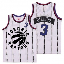 Raptors 3 Chauncey Billups White Retro Jersey