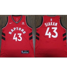 Raptors 43 Pascal Siakam Red Nike Swingman Jersey