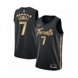 Raptors 7 Kyle Lowry Black Basketball Swingman City Edition 2019 20 Jersey