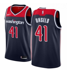 Youth Nike Washington Wizards 41 Wes Unseld Authentic Navy Blue NBA Jersey Statement Edition