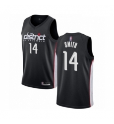 Youth Washington Wizards Ish Smith Swingman Black Basketball Jersey City Edition