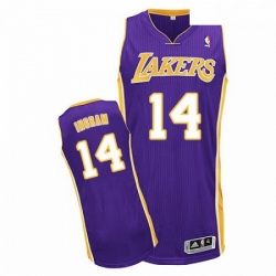 Mens Adidas Los Angeles Lakers 14 Brandon Ingram Authentic Purple Road NBA Jersey