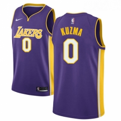 Youth Nike Los Angeles Lakers 0 Kyle Kuzma Swingman Purple NBA Jersey Statement Edition 