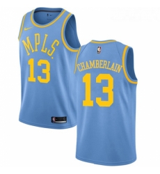 Youth Nike Los Angeles Lakers 13 Wilt Chamberlain Swingman Blue Hardwood Classics NBA Jersey