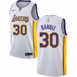 Youth Nike Los Angeles Lakers 30 Julius Randle Authentic White NBA Jersey Association Edition 