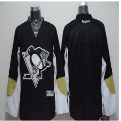 Penguins Blank Black Stitched NHL Jersey