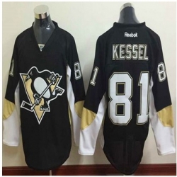 Pittsburgh Penguins #81 Phil Kessel Black Home Stitched NHL Jersey