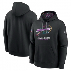 Men Buffalo Bills Black 2024 Crucial Catch Club Pullover Hoodie