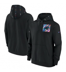 Men Carolina Panthers Black 2023 Crucial Catch Club Pullover Hoodie